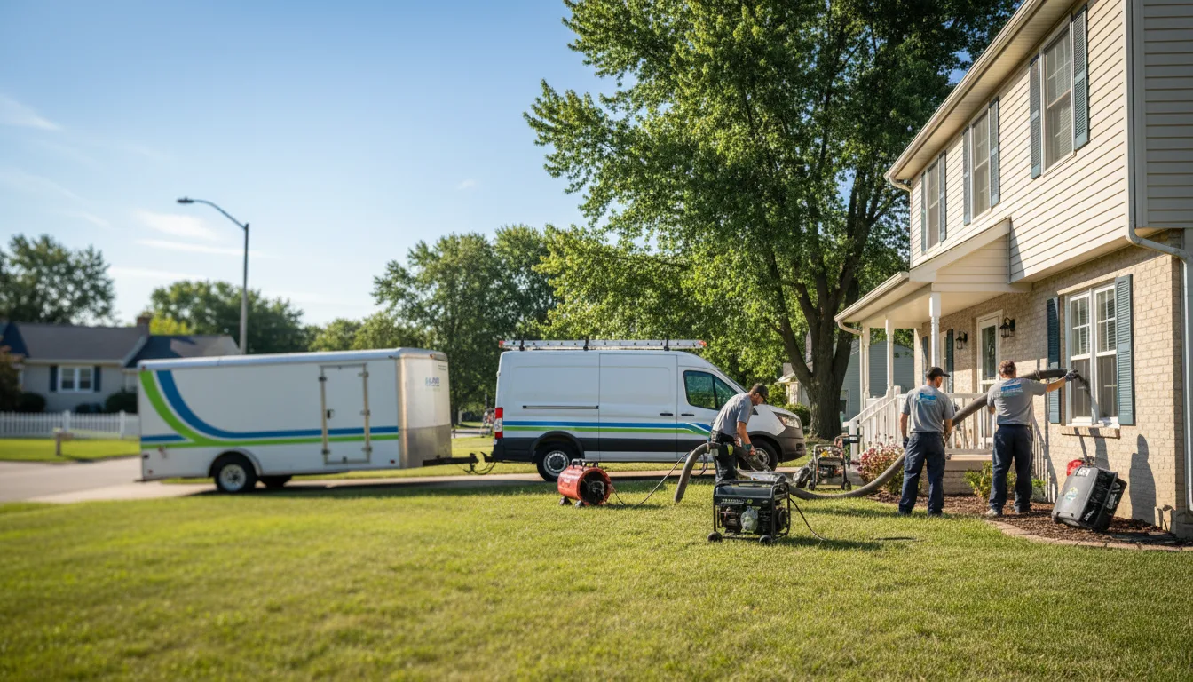 Flooded Basement Restoration And Cleanup With Repair in Springfield, MO near me